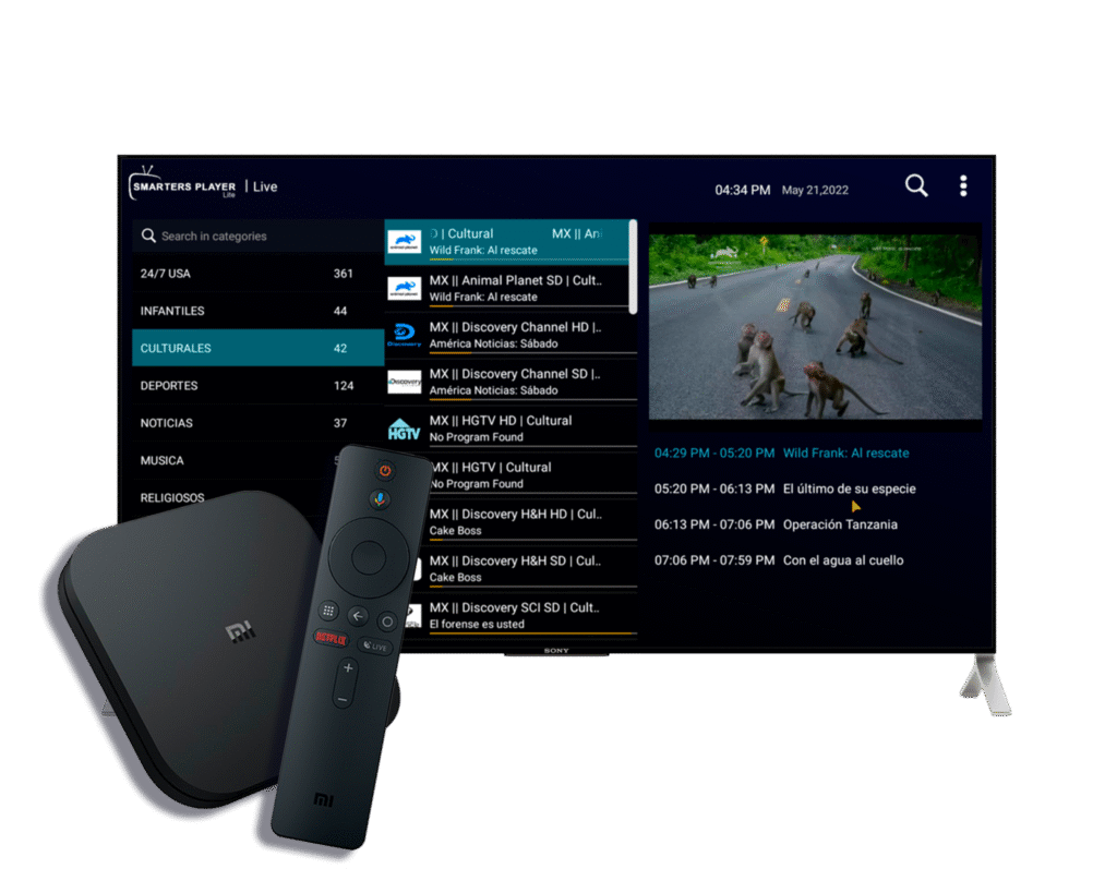 Smarters One TV box android